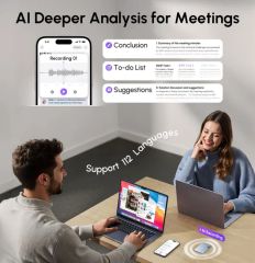 Advanced Ai Voice Recorder with 30 Hours Digital Recording Time - Image 5