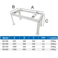 Air Conditioner Parts Mini Split Stand Ground Mounting Bracket Pad - Image 2