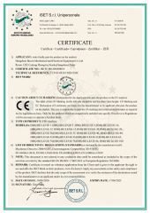 CE certificate from Zhejiang Bocon Intelligent Equipment Co., Ltd.