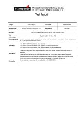 IEC60086 certificate for Alkaline Battery AAA/LR03--2 certificate from Microcell International Battery Co., Ltd.