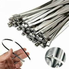 Stainless Steel Cable Ties Width OK Brand ENVY Ss Grade A Color Black Packaging Size OK Applications TIEE Length Below 100 - Image 1