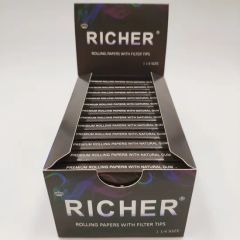Custom Brand Hemp Rice Virgin Paper 78x44mm Bleached Unbleached Fsc Sgs 50Booklets Carton 1Wk Sample Free - Image 1