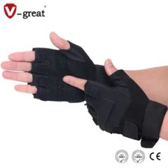 Tactical Safety Fingerless Outdoor Sports Hunting Gloves - Image 2