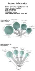 8-Pack Kitchen Measuring Cups Spoons Set - Image 5