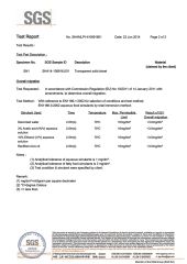EU FOOD SAFE certificate from Anhui Konghai Environmental protection Technology Co., LTD