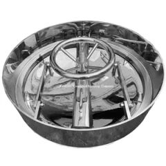 Stainless Steel SS316 Food Grade Round Pressure Inward Cm 2 Shell Tank Manway - Image 4