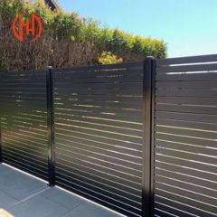 Metal Concealled Slats Privacy Screen Horizontal Slats Louver Fences Steel Fence Panel Garden Fencing Aluminum Slat Fence - Image 6