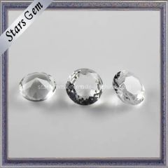 Shining Clear Transparent Rond Shape Crystal Glass Beads Size 5mm Type Bead MOQ 50PCS Quality AA Shape Round Specification - Image 1