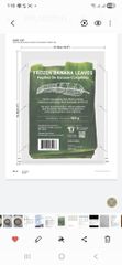 Frozen Banana Leaves - Image 1