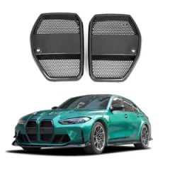2021-2025 for BMW G80 G81 M3 G82 G83 M4 Car Front Bumper Grille Real Dry Carbon Fiber Ax Style Hood Grill with/Without Acc - Qingyuan Huazhongye Auto Accessories Co., Ltd