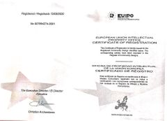 Letters patent certificate from Zhengzhou Lijia Thermal Spray Machinery Co., Ltd.