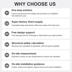 High Rise Curtain Wall Factory Details Structure Villa Construction Curtain Wall - Image 6