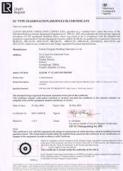 EC TYPE EXAMINATION (MODULE B) CERTIFICATE certificate from FoShan HongZan Building Materials Co., Ltd.
