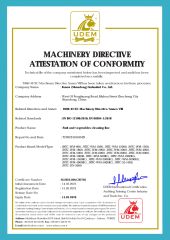 CE certificate certificate of Funen (Shandong) Industrial Co., Ltd. – certificate photo, supplier certificates section
