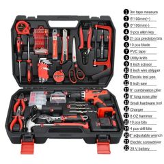 129 PCS Screwdriver Rechargeable Power Tools Electric Sets Electrician Professional Tool Set Electrical - Image 2