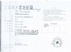 Business License certificate from Nanjing Hengjie Industrial Co., Ltd.