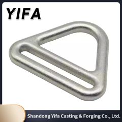 Forged Triangle Ring Boat Hardware Rigging Hardware Origin China Color Silver Condition New Technics Forged HS Code - Image 5