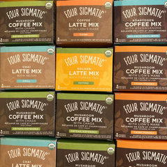 PREMIUM INSTANT COFFEE BLENDS FOUR SIGMATIC COFFEE MIX & COFFEE LATE 60g BOX SALE – product photo 2, product detail gallery