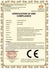 cetificate certificate from Zhengzhou Jiewei Machinery Equipment Co., Ltd.