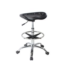 Adjustable Lab Stool Saddle Barber Dental Chair Type Chair Color Black MOQ 10 Units Trademark Mac Condition Used Model NO. - Image 4