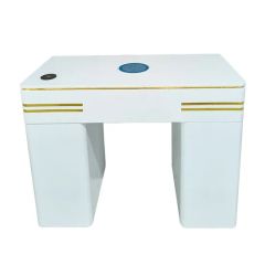 Nt7071 White Nail Tech Table Wholesale Manicure Table MOQ 5PCS Color White Material MDF Origin China Condition New Trademark - Image 1