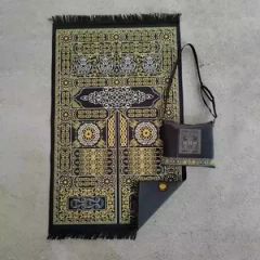 Factory Wholesale Prayer Mat Rug with Bag Muslim Carpet Rug Set Travel - Image 5