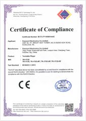 TR-17CD ROHS certificate from Huizhou Dosound Electronics Co., Limited