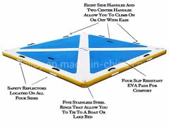 Inflatable Floating Water Dock Platform MOQ 1PCS Trademark Yolloy Model No. Wg-181 Model NO. WG-181 HS Code 9503008900 Park Size - Image 2