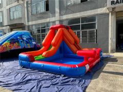 Inflatable Water Slide with Pool for Outdoor Summer Fun - Guangzhou Rainbow Inflatables Ltd.