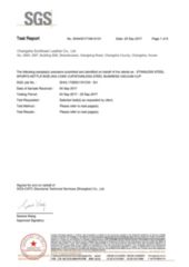 Certification 4 certificate from Changsha Sunflower B&T Co., Ltd.