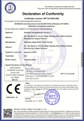 Our certificates certificate from Jiangmen Neiyishe Garment Co., Ltd