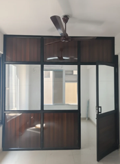 Aluminum Glass Sheet  Partition Usage Office Infill Material Glass Glass Type Reflective Door Type Hinged / Swing Frame Finish Powder - Image 3