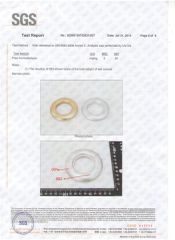 SGS certificate from Shantou Feifan Curtain Accessories Co., Ltd.