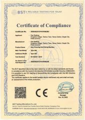 Noodle Machine CE certificate of Zhengzhou Shuogui Machinery Co., Ltd – certificate photo, supplier certificates section