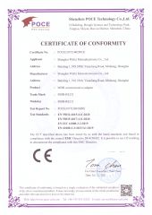 CE certificate certificate from Shanghai Wafer Microelectronics Co., Ltd.