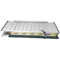 Durable Aluminium Anti-Slip Foldable Threshold Wheelchair Ramp for Motorcycle Ladders - Image 4