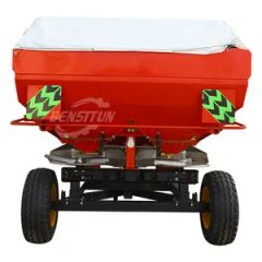 Tractor Mounted Fertilizer Spreader with Large Hopper and Dual Discs for Granular Fertilizer Spreading - Image 6