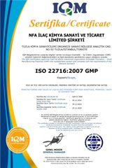 GMP certificate from NFA Pharma Co