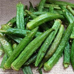 Top Sales Dried Okra Chips / Okra power / Freeze Dried Okra Type Okra Shape CHIP Style Dried Weight (kg) 5 Color Natural - Image 6