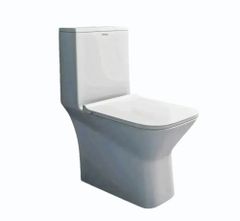 Ceramic One Piece Toilet Seat Color White Trap Type P Trap Aesthetic Style Sleek Bowl Mounting On Wall Flushing System - Image 2