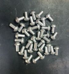 Round Head Aluminium Rivet, Size: 0.5 Inch L Color Silver Size 0.5 Inch L Head Shape Round Finishing Polished Material - Kotak Nets And Packaging
