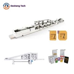 High Performance Paper Sack Paper Bag Making Machine Lines 4 MOQ 1 Set Speed High Voltage 380V Layer Double Trademark DeSheng - Image 1