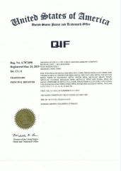 QIF certificate from QINGDAO I-FLOW CO., LTD.