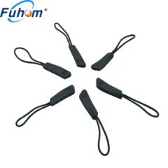 Custom Silicone Rubber Zipper Pull Ropes Zip Puller Fastener for Clothing Accessories - Image 5