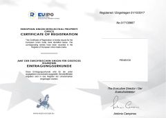 PENSVOX Europe Trade Mark certificate from Shenzhen Lanke Technology Co., Ltd.