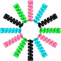 Silicone Spring Cable Protector, 4 Channels Color Any Shape Round Length 1.5 m Weights 50 Grams Packaging Type Box No of Channels 4 - Image 5