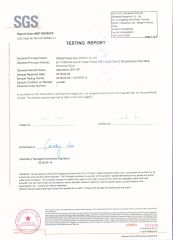SGS certificate from Shijiazhuang Pomais Technology Co., Ltd.