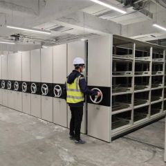 School Library Shelving Systems Pharmaceutical Storage Racks Government Archive Management Mobile Library Shelving Systems Manual Mobile Shelving - Image 6