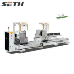 Window Machine Manufacture PVC/UPVC Window and Door Making Machine Double Head Mitre Saw Cutting Saw Machine - Image 6