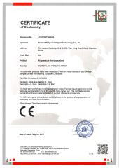 Ce certificate from Xiamen Sun Lion Technology Co., Ltd.